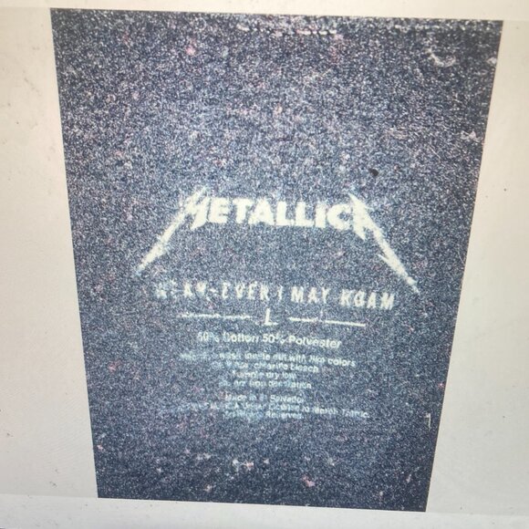 Metallica 72 Seasons Zip up Hoodie Pop Up Black Yellow size large - Picture 3 of 4